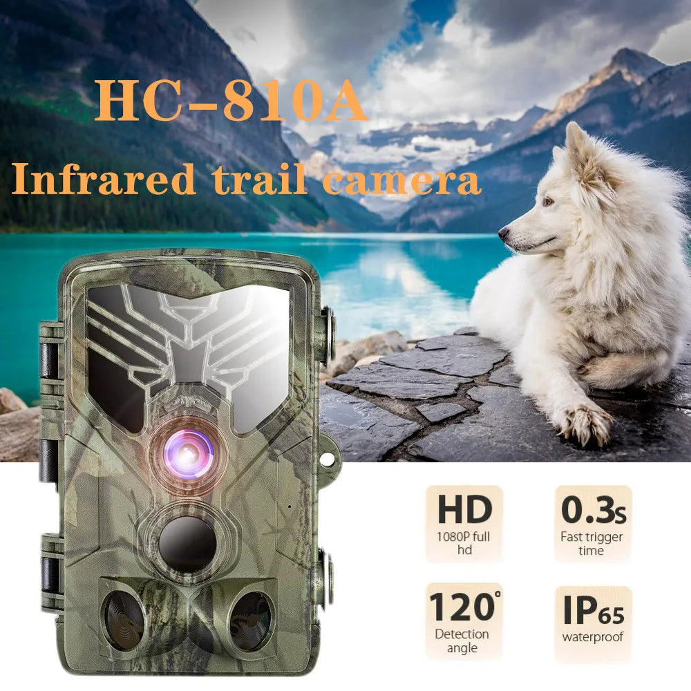 20MP 1080P Wildlife Trail Camera Photo Traps Night Vision Hunting Cameras Home Safety Trap Game Outdoor Cam Surveillance