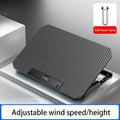 Gaming Laptop Cooler  For 12-16 Inch Notebook Two USB Laptop Cooling Pads Wind Speed Adjustable Silent Laptop Stand