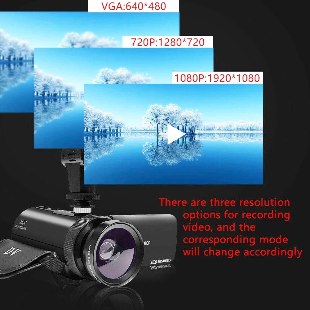 Vlogging Camera w/ Mic