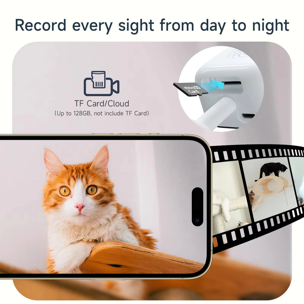 Window Camera Replaces Outdoor Cameras Full-Color Night Vision Through Window Mini Camera