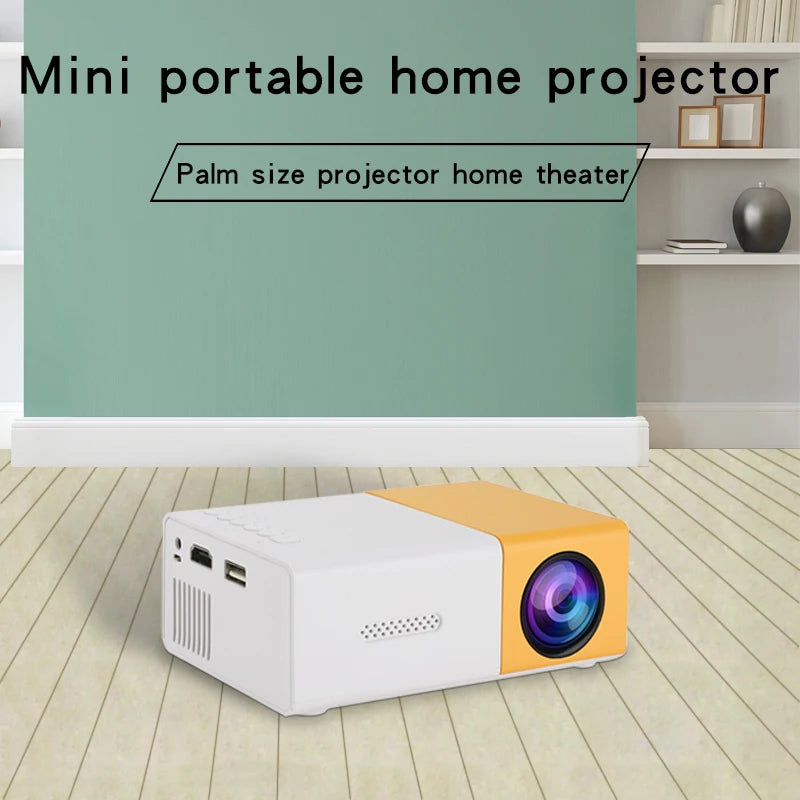 Mini Portable HD Projector is suitable for home, outdoor, and portable projectors.