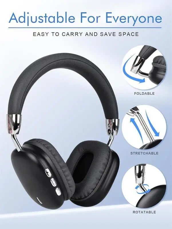 Wireless Bluetooth Headphones High-Resolution Audio Foldable Lightweight