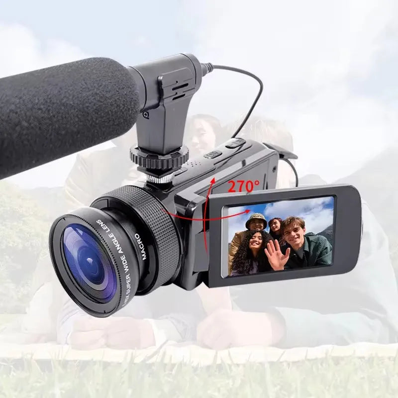 Vlogging Camera w/ Mic