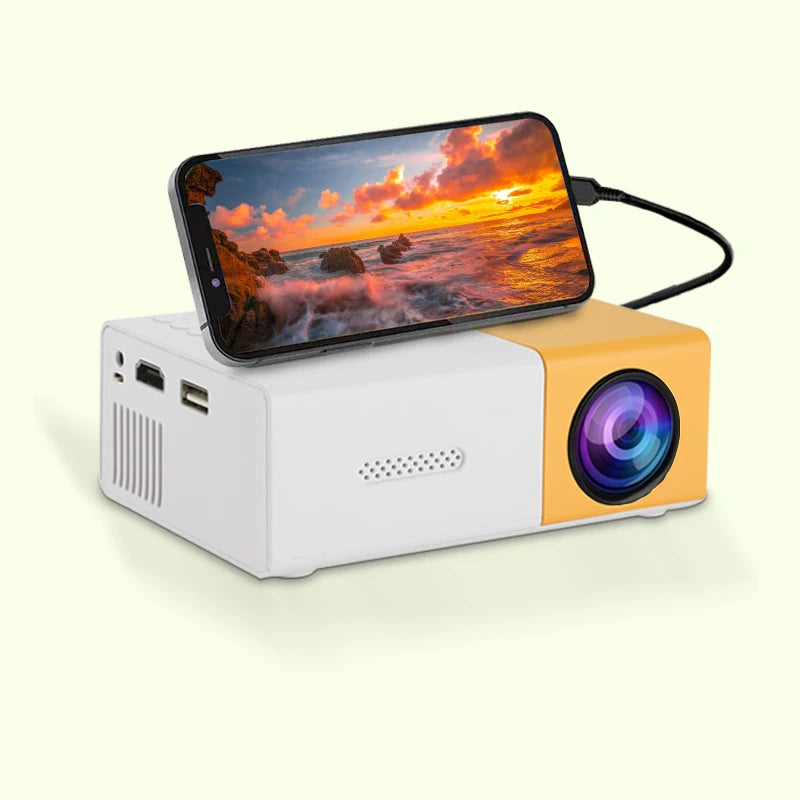 Mini Portable HD Projector is suitable for home, outdoor, and portable projectors.